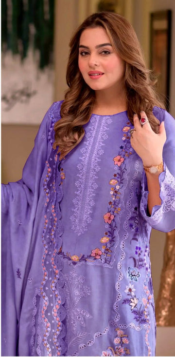 Aneelas MOST DEMANDING EDITION 03PCS UNSTITCHED SUIT